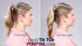 Testing Tiktok Ponytail Hacks!