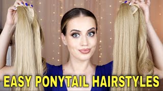 How To Apply Hair Ponytail Extensions | Inh Hair Insert Name Here - Review | Madella Beauty