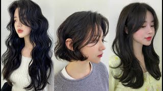 Beautiful Korean Haircut Tutorial  Beautiful Korean Bangs Cutting