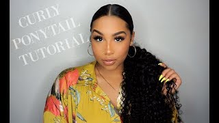 Easy Curly Ponytail Tutorial | Theanayal8Ter