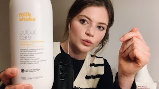 Asmr At The Hairdressers ‍♀️ Shampoo, A Treatment And Cutting Your Bangs