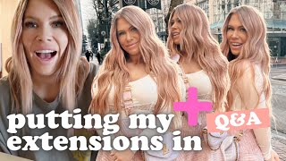 Putting In My Extensions Alone + Q&A | Jz Styles