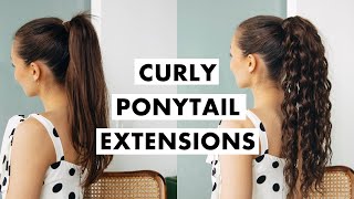 How To: Curly Ponytail Extensions