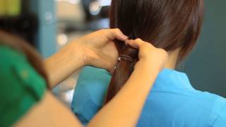 How To Do A Loop Ponytail : Braids & Ponytail Hairstyles