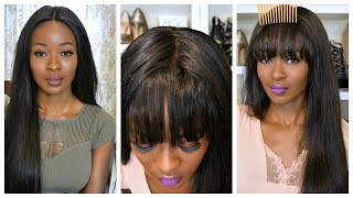 Quick And Easy Clip-In Bangs W/ West Kiss Hair