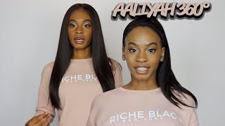 How To Style A 360° Wig Into A High Ponytail