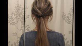 Trendy Low Ponytail Hairstyles Tutorial - Long Hair Styles