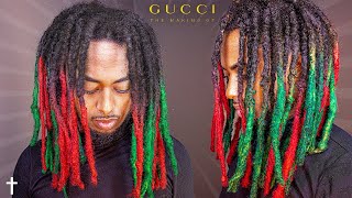 Dying My Locs Gucci Colors