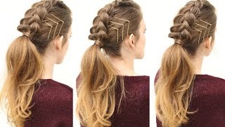Edgy Braided Ponytail Hairstyles | Ponytail Hairstyles | Braidsandstyles12