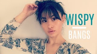 How To: Cut Wispy Bangs At Home