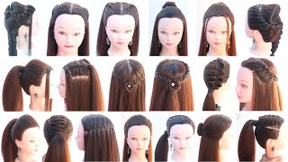 19 Latest Hairstyle For Open Hair | Ponytail Hairstyle | Puff Hairstyle | Wedding Hairstyle