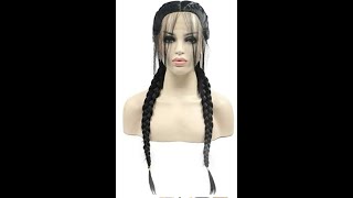 Sylvia 1B  2 Ponytail Braid Wig Amazon Wig Review