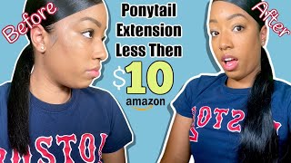 Amazon Ponytail Extension Wrap Around Black Hair...$10.00!!!