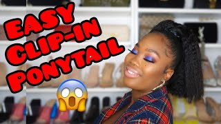 Quick And Easy Clip-In Ponytail Extension