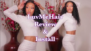 Watch Me Install This Luvmehair Deep Wave Wig! Brutally Honest Review!