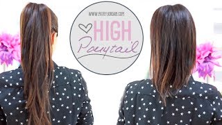 High Ponytail How To