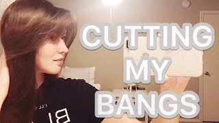 Cutting My Bangs/Cutting Hair Myself