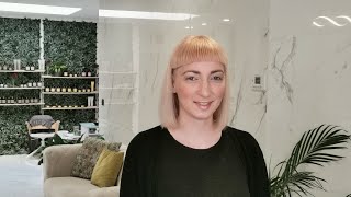 Wide Bangs With Square Line