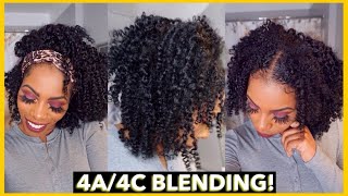 Best Blend For Your Natural Hair? *New* Converti-Cap Drawstring Ponytail Wig ( 3C-4A )|Ft Curlsqueen