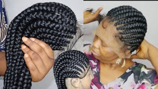 (Diy) Detailed Ghana Braided Wig Tutorial/ Sewing Method
