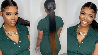 Frontal Ponytail On Natural Hair  | Highly Requested Video ‼️ | Curly Me Hair