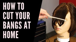 How To Cut Your Own Bangs - Thesalonguy