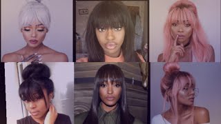 40 Trending Hairstyles With Bangs For African American Women