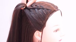 3 Stunning Ponytail Hairstyle For Girls | Fishtail Braid | Dutch Braid | Hairstyle For Long Hair