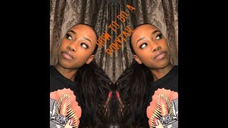 How To Do A Ponytail With Bundles Under 10 Minutes ! | Beginner Friendly