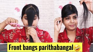 Cutting Front Bangs At Home (Tamil)‍♀️ A. Day In My Life! Bindigirl