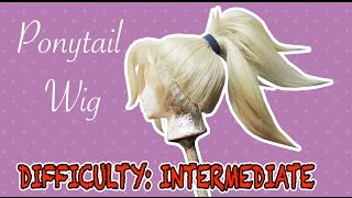 Ponytail Wig Tutorial (Mercy Overwatch)