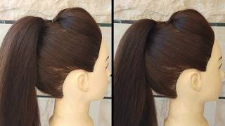 Awesome High  Ponytail Hairstyle For College \School \Office Going  Girls \\ Everyday High Ponyt