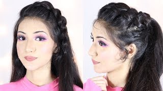 New Ponytail Hairstyle For Indian School Or College Girls | Hair Style Girl | Ponytail Hairstyles
