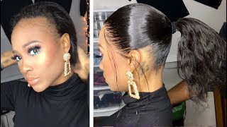 The Best Frontal Ponytail Tutorial!