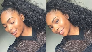 Quick High Ponytail With Weave | Yolissa Loose Deep Wave