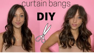How To Fake Curtain Bangs || No Cutting!