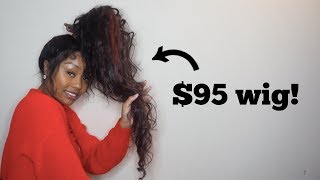 $95 Human Hair Wig + Ponytail Tutorial | Perfect And Affordable | Julia Hair