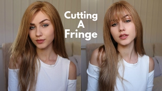 Cutting My Own Fringe | How To Cut Bangs | Stella