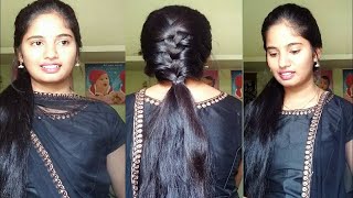 Ponytail Hairstyle/Braided Ponytail Hairstyle /Hairstyle Girl/@Lucky Fashion And Beauty