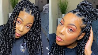 How To Perfect The No Braid Crochet| Rubber Band Method| Dorsanee Hair