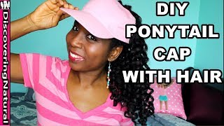How To Make A Wig Cap | Diy Satin Lined Ponytail Cap With Hair Wig