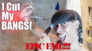 I Cut My Bangs! | Epic Fail!!!
