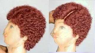 (Diy) Detailed Customized Low Cut Wig Tutorial.