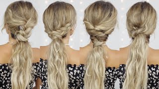 4 Low Ponytail Hairstyles  Medium And Long Hairstyles