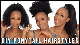 Diy Affordable Ponytail Hairstyles With Weave