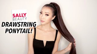 Sally Beauty Drawstring Ponytail?! How-To Sleek Voluminous Ponytail 2019