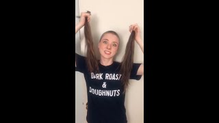 Woman Shaving Her Long Hair In Ponytails (1080P Remaster)