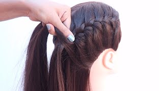 5 Latest Cute Open Hairstyle For College Girls | Ponytail Hairstyle | Braided Hairstyle | Hairstyle