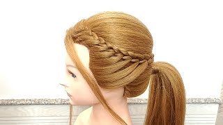 Beautiful!!Ponytail Hairstyle For College/School||Awesome Hairstyle For Party,Out Going,Occasion
