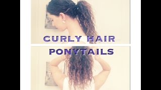 3 Ponytail Styles For Curly Hair